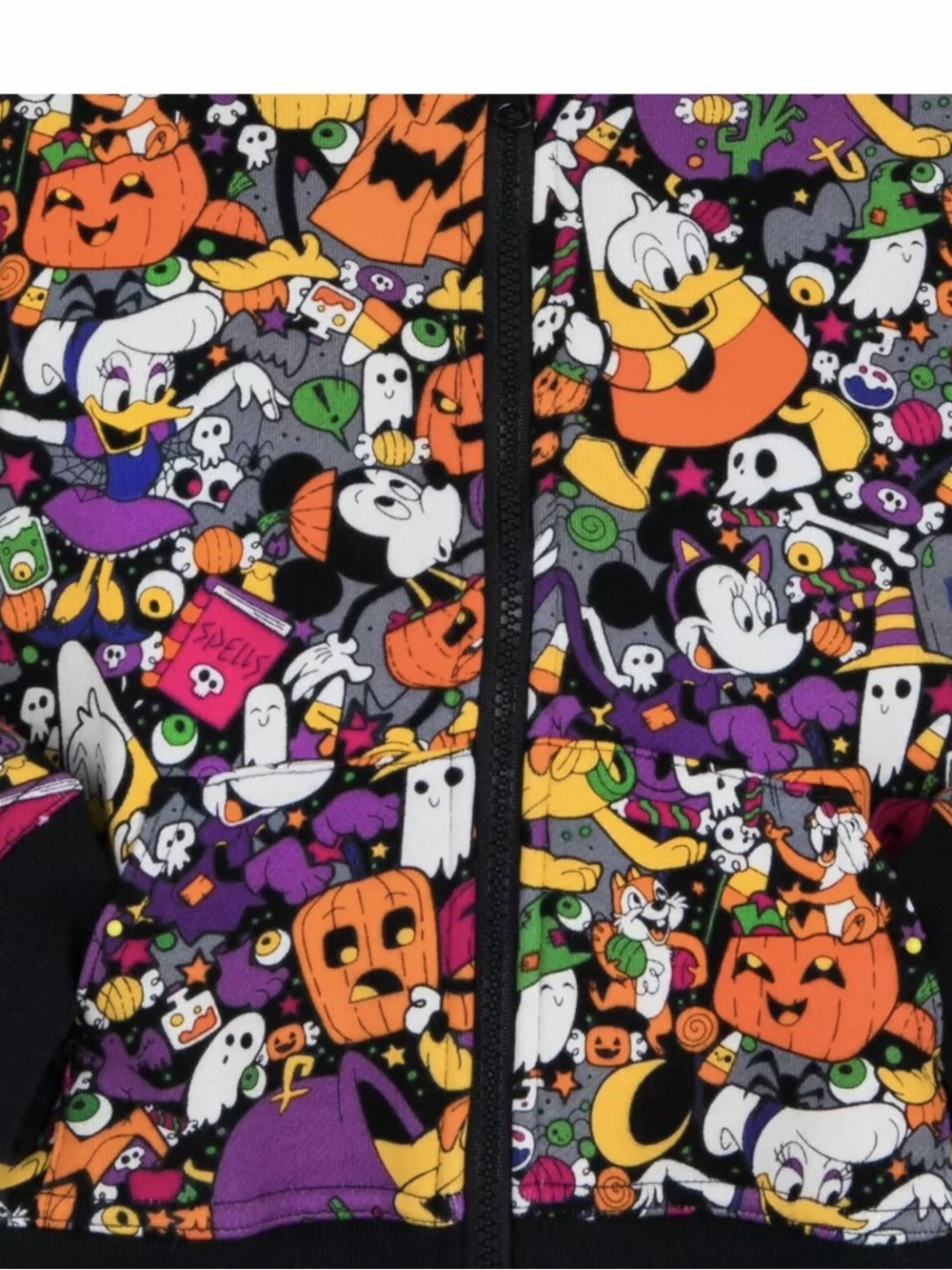 Excellent Disneyland Resorts Zip-up Hoodie Size XL / Women’s XS - Picture 3 of 3